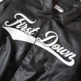 FIRST DOWN USA限定 PU Varsity JKT