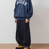 AG-Unbalance Long Tuck Denim Balloon Pants/アングラン アンバランスロングタックデニムバルーンパンツ