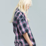 GA Glitter Check S/S Shirt
