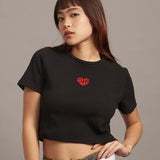 GA HEART ﾘﾌﾞｼｮｰﾄTEE