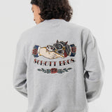 Schott/ショット CREW SWEAT SHAKE HAND HORSE