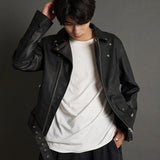 JE COW OIL LEATHER D RIDERS