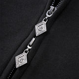 SupBaby by SUPPLIER/サプベイビー バイ サプライヤー Multiple Cross Rhinestone Pierced Zip Hoodie