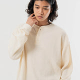 SEABEES/シービーズ TCワッフル ヘンリーネック・LSTEE