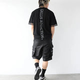 GA SHINY CARGO SHORTS