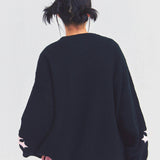 GA CROSS-APPLIQUE KNIT