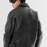 AVIREX/アヴィレックス NAVAL COLLECTION LEATHER JACKET”FLY FOR NAVY”