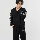 GA Cross 刺繍-Print Crew