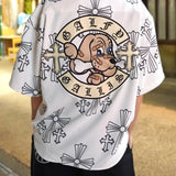 【GALFY×GALLIS ADDICTION】別注十字架わんわん柄SSシャツ