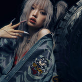 JACKROSE×VANSON×GALFY-骨犬 Demin Shirt