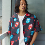 【The Rolling Stones×JACKROSE】 総柄･リップス&タン SSシャツ