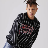 FUBU-Stripe Knit Pullover