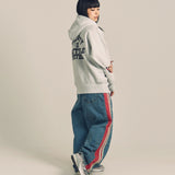 CH-REVERSE WEAVE ZIP HOODED SWEAT