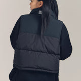 FDU SHORT BUBBLE DOWN VEST MICROFT