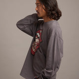 B-TRS PRINT&LINESTONE LS TEE