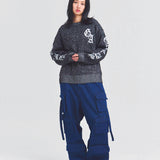 GA SHINY OE-LOGO KNIT