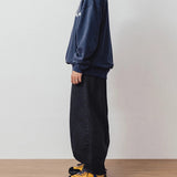 AG-Unbalance Long Tuck Denim Balloon Pants/アングラン アンバランスロングタックデニムバルーンパンツ