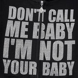 SupBaby by SUPPLIER/サプベイビー バイ サプライヤー Not Your Baby Cropped Zip Hoodie