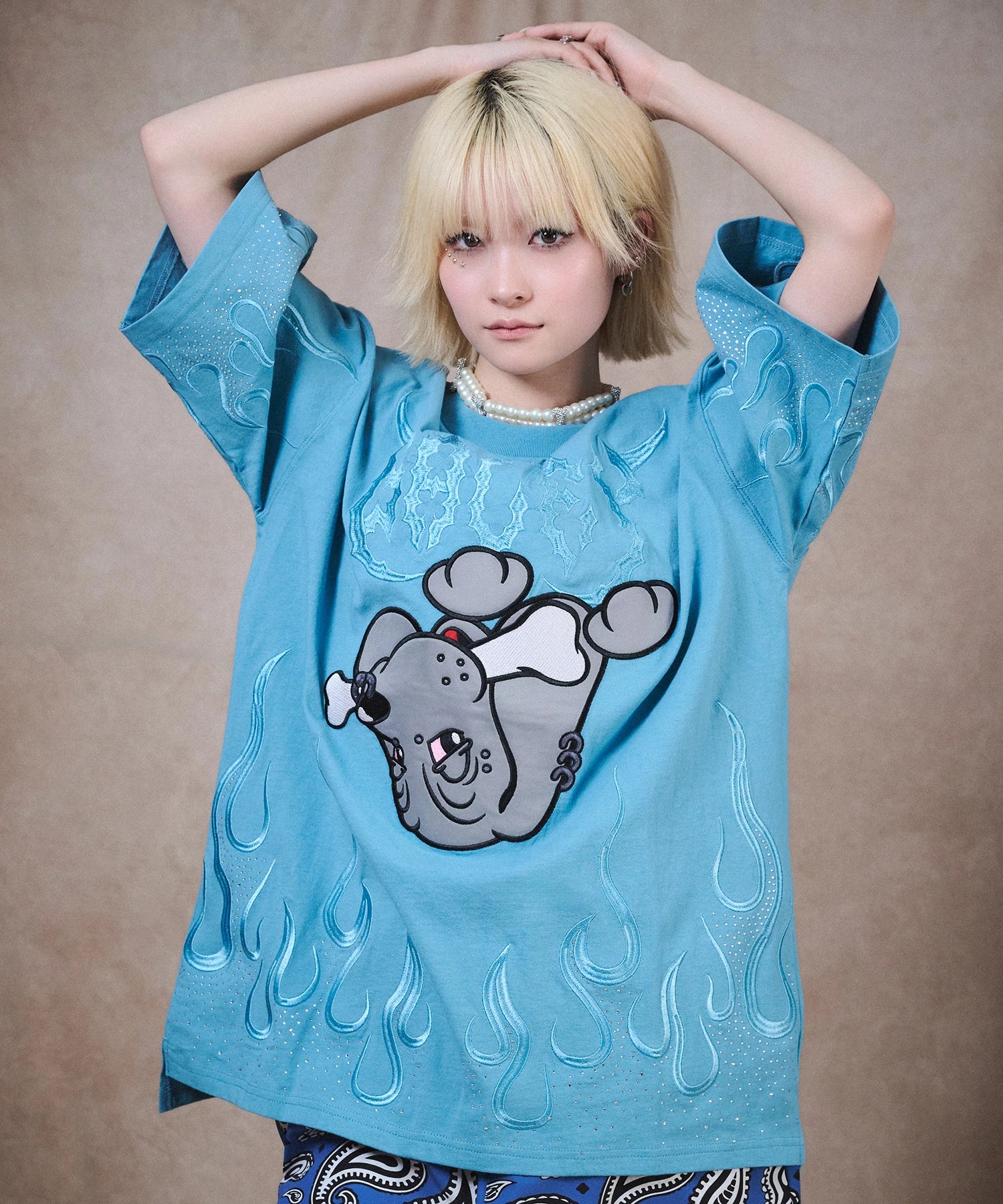 GALFY/ガルフィー ファイヤーピカピカTee SS