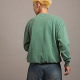 SCHOTT-SQUARE LOGO CREW SWEAT