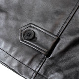 SKOOKUM.JE LAMB LEATHER CAR COAT