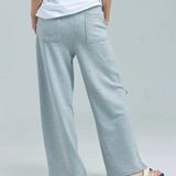 MUCENT/ムセント CROSS LEATHER PATCH SWEAT PANTS