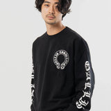 GA Cross 刺繍-Print Crew