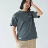 Schott/ショット TIME TESTED OVER FOUR GENERATIONS EMB. HENLEY SS T-SHIRT