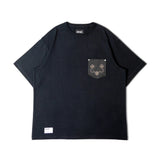 SCHOTT-DEER STUDS T-SHIRT FLOWER