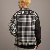 GA CHECK＆SUEDE SEPARATE SHIRTJKT