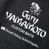RUSSELLxGARY YAMAMOTO BACK LOGO CREW SHIRT