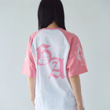 GA Raglan 刺繍&Print S/S Tee