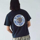 Schott/ショット 短丈 CIRCLE EAGLE COMPACT SS T-SHIRT