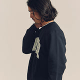 CH-REVERSE WEAVE CREW NECK SWEAT