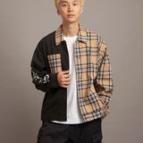 GA CHECK＆SUEDE SEPARATE SHIRTJKT