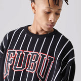 FUBU-Stripe Knit Pullover