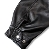 SKOOKUM.JE LAMB LEATHER ZIP JACKET