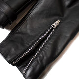 【THE ROLLING STONES×JACKROSE】 COW LEATHER SEMI DOUBLE STAND RIDERS