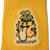 GRAF&WU-MUSHROOM-BOO GHOST ソックス