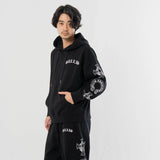 GA Cross 刺繍-Print Hoodie
