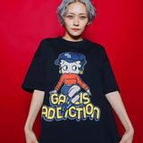 GA×BETTY-FRONT SITイラスト TEE