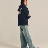 CH-REVERSE WEAVE ZIP HOODED SWEAT