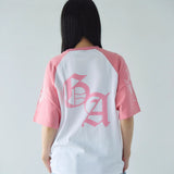 GA Raglan 刺繍&Print S/S Tee