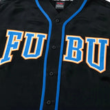 FUBU/フブ Satin Baseball S/S Shirts