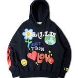 GA 裏毛-POP MOTIF HOODIE