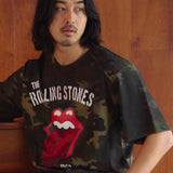 【The Rolling Stones×JACKROSE】 切替･ラインストーン･SSTEE