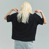 JE-クロップド丈・ロゴ SS TEE