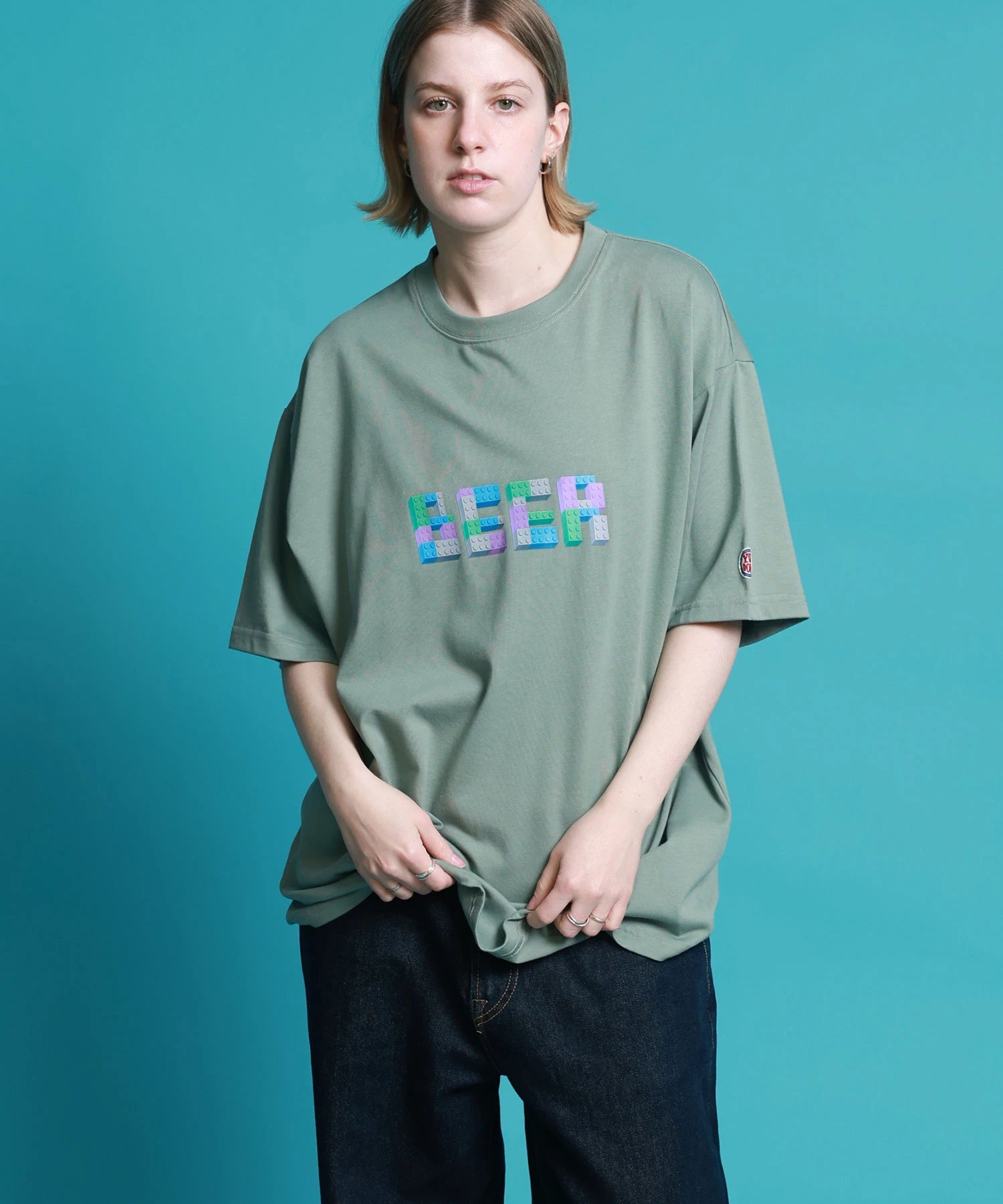 YOIDORE/酔いどれ ブロック ビール SS TEE