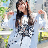 【GALFY×GALLIS ADDICTION】チー牛Tee SSMENS)