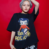 GA×BETTY-FRONT SITイラスト TEE